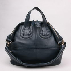 2013 Replica Givenchy Fashion Cow Leather Top Handle Bags Deep Blue 29881